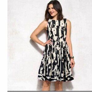 Carmen Marc Valvo Silk Dress Sleeveless